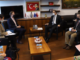 HAKAN CAVUSOGLU VE AB TURKiYE DELEGASYONU BASKANI