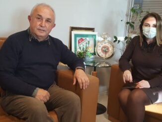TEV BURSA BASKANI MEHMET CALISKAN VE DR OZLEM KAYA