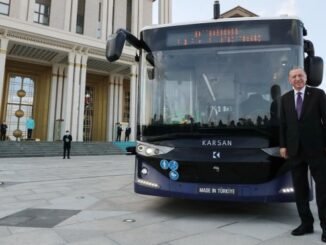 CUMHURBASKANI RECEP TAYYiP ERDOGAN VE BURSALI KARSAN ELECTRIC ATAK