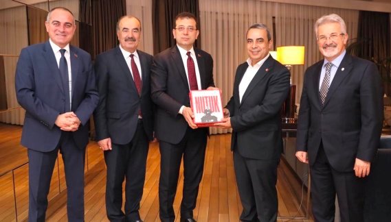 EKREM iMAMOGLU BURSADAKi BELEDiYE BASKANI GORUSMESi iSMET KARACA TURGAY ERDEM HAYRi TURKYILMAZ UGUR SERTASLAN