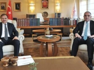HAKAN CAVUSOGLU KULTUR VE TURiZM BAKANI MEHMET NURi ERSOY