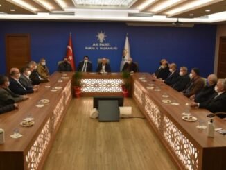 AK PARTI KURUCU IL YONETIM KURULU DAVUT GURKAN FARUK CELIK SEVKET ORHAN REFIK OZEN