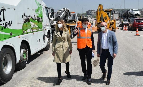 AK PARTi iL BASKANI DAVUT GURKAN CEVRE YOLU iNCELEME AK PARTi iL BASKANI DAVUT GURKAN CEVRE YOLU iNCELEME