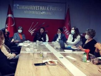 CHP NiLUFER iLCE KADIN KOLU BASKANI ECE AKTAN VE YONETiMi
