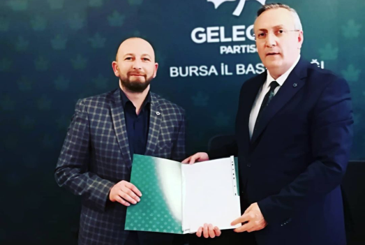 GELECEK PARTiSi iL BASKANI ALPASLAN YILDIZ VE HARMANCIK iLCE BASKANI SUKRU GEDiK GELECEK PARTiSi iL BASKANI ALPASLAN YILDIZ VE HARMANCIK iLCE BASKANI SUKRU GEDiK