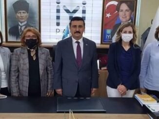 IYI PARTI IL BASKANI SELCIK TURKOGLU VE GUNESIN KADINLARI KOOPERATIFI