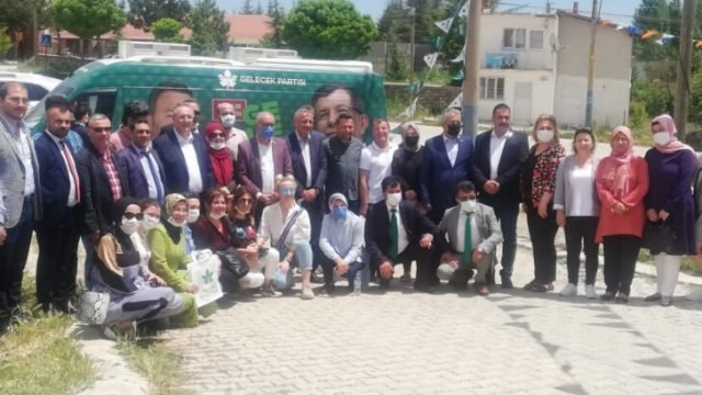 GELECEK PARTiSi BURSA iL BASKANI ALPASLAN YILDIZ VE YONETiMi AFYON SECiME DESTEK