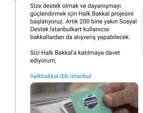 EKREM iMAMOGLU HALK BAKKAL DUYURUSU EKREM iMAMOGLU HALK BAKKAL DUYURUSU