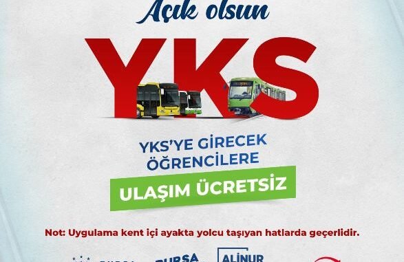 YKS YOLUNDA BELEDiYE OTOBUSU UCRETSiZ YOLCULUK YKS YOLUNDA BELEDiYE OTOBUSU UCRETSiZ YOLCULUK