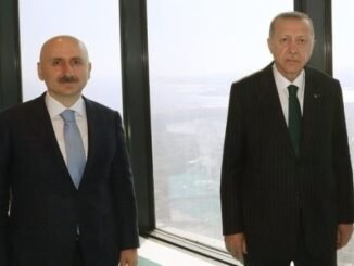 CUMHURBASKANI RECEP TAYYiP ERDOGAN VE ULASTIRMA BAKANI ADOiL KARAiSMAiLOGLU