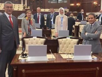 TURK PARLAMENTO HEYETi AZERBAYCAN MiLLi MECLiSTE YUKSEL OZKAN MUSTAFA SENTOP