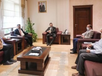 BTU REKTORU PROF DR ARiF KARADEMiR YILDIRIM BELEDiYE BASKANI OKTAY YILMAZ