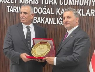 TSE BOLGE KOORDiNATORU MEHMET HUSREV KKTC TARIM VE DOGAL KAYNAKLAR BAKANI NAZIM CAVUSOGLU
