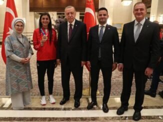 CUMHURBASKANI RECEP TAYYIP ERDOGAN EMINE ERDOGAN HATICE KUBRA ILGUN GOKHAN DINCER