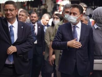 DEVA PARTiSi GENEL BASKANI ALi BABACAN iNEGOL ESNAF ZiYARETi