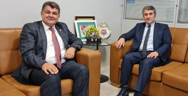 DAG DER GENEL BASKANI YASAR TURK VE BASKANVEKiLi AYDIN OZDEMiR DAG DER GENEL BASKANI YASAR TURK VE BASKANVEKiLi AYDIN OZDEMiR