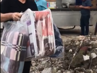 ISMAIL TIFTIK SEL MAGDURLARI ICIN BOZKURTTA YARDIM TASIYOR