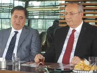 GELECEK PARTiSi iCiSLERi iZLEME KURULU BASKANI iZZETTiN KUCUK VE GELECEK PARTiSi iL BASKANI ALPASLAN YILDIZ