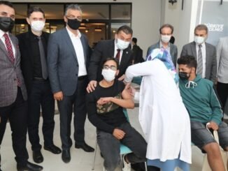 BURSA TEKNiK UNiVERSiTESi OGRENCiLERiNE YILDIRIM iLCE SAGLIK MUDURLUGU ASI