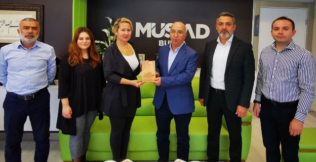 BHiD BASKANI CANSEL ORUC VE YONETiMi MUSiAD ZiYARETi BHiD BASKANI CANSEL ORUC VE YONETiMi MUSiAD ZiYARETi