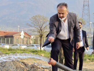 BUYUKSEHiR BELEDiYE BASKANI ALiNUR AKTAS DONEMiNDE ALTYAPI YATIRIMLARI ARTTI