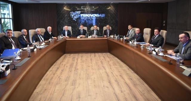 TEKNOSABDA KARAYOLLARI GENEL MUDURU ABDULKADiR URALOGLU iLE TOPLANTI