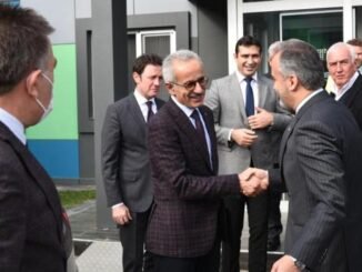 KARAYOLLARI GENEL MUDURU ABDULKADIR URALOGLU VE BUYUKSEHIR BELEDIYE BASKANI ALINBUR AKTAS