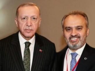 CUMHURBASKANI RECEP TAYYiP ERDOGAN VE BUYUKSEHiR BELEDiYE BASKANI ALiNUR AKTAS
