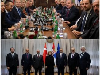 YAZI iCiN TBMM BASKANI MUSTAFA SENTOP BELGRAD ZiYARETi AHMET KILIC DR MUSTAFA ESGiN HUSEYiN SAHiN