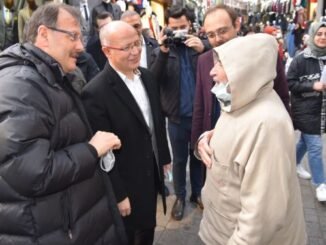 AK PARTI SAHADA HAKAN CAVUSOGLU DAVUT GURKAN