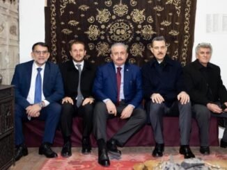 TBMM BASKANI MUSTAFA SENTOP AHMET KILIC DR MUSTAFA ESGiN USKUP CARSI