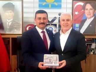 MUSTAFA BOZBEY VE IYI PARTI IL BASKANI SELCUK TURKOGLU