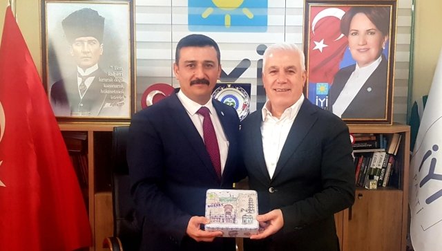 MUSTAFA BOZBEY VE IYI PARTI IL BASKANI SELCUK TURKOGLU MUSTAFA BOZBEY VE IYI PARTI IL BASKANI SELCUK TURKOGLU