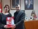 DP IL BASKANI CAGRI KAPLAN VE DP IL KADIN KOLLARI BASKANI NUR SAHIN
