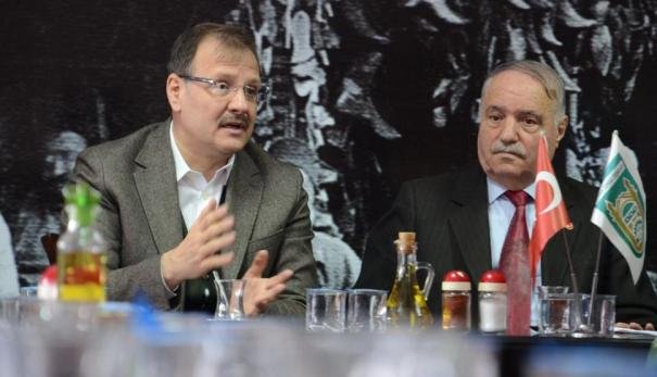 HAKAN CAVUSOGLU BESOB BASKANI ARiF TAK HAKAN CAVUSOGLU BESOB BASKANI ARiF TAK