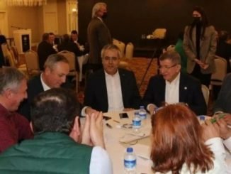 GELECEK PARTiSi GENEL BASKANI AHMET DAVUTOGLU VE iL BASKANLARI TOPLANTISI