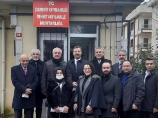 iYi PARTi HASAN TOKTAS VE MUBERRA CAKIR iSTANBUL SAHA CALISMASI