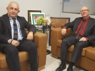 ATA LiONS BASKANI HUSEYiN AVNi BAYRDAMOGLU VE TEV BURSA YURUTME KURULU BASKANI MEHMET CALISKAN