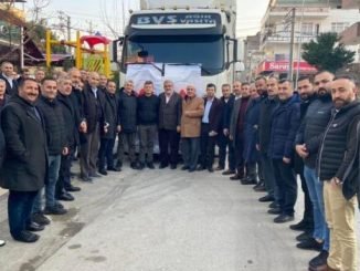 BURSA MUS iLDERDEN SURiYE CADIR KENTLERDE KALANLARA YARDIM MALZEMESi