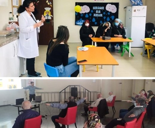 YILDIRIM iLCE SAGLIK MUDURLUIU EKiPLERi SAGLIK BiLiNCLENDiRME EGiTiMLERi
