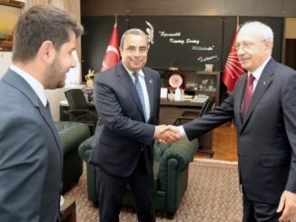 KEMAL KILICDAROGLU CHP iL BASKANI iSMET KARACA CHP iL BASKAN YARDIMCISI BARAN GUNES
