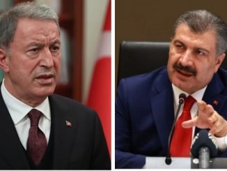 MiLLi SAVUNMA BAKANI HULUSi AKAR VE SAGLIK BAKANI DR FAHRETTiN KOCA