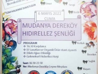 YAZI iCiN HIDRELLEZ SENLiGi TURK KADINLAR BiRLiGi DEREKOY KUTLAMASI