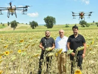 YENiSEHiR BELEDiYE BASKANI DAVUT AYDIN VE DRONLAR