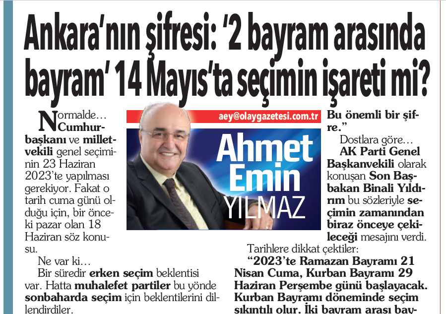 TEMMUZ TARIHINDE CIKAN YAZI