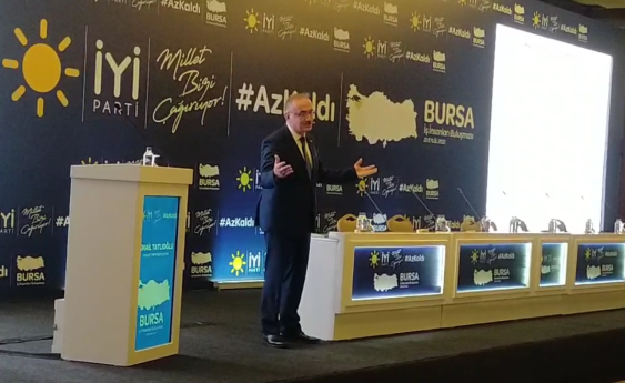 PROF DR iSMAiL TATLIOGLU iYi PARTi BURSA iS DUNYASI BULUSMASI