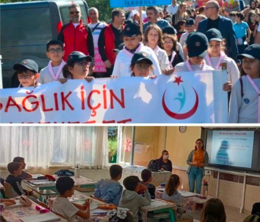 DUNYA YURUYUS GUNU DEN YE SAGLIK YILDIRIM iLCE SAGLIK MUDURU DR FERHAT EKiNCi
