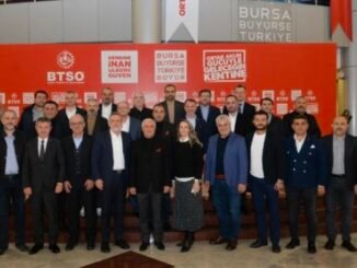 SEHIR SIYASETI BTSO KOBI KONSEYI KURULDU IBRAHIM BURKAY CAFER YILDIZ ARIF DEMIROREN