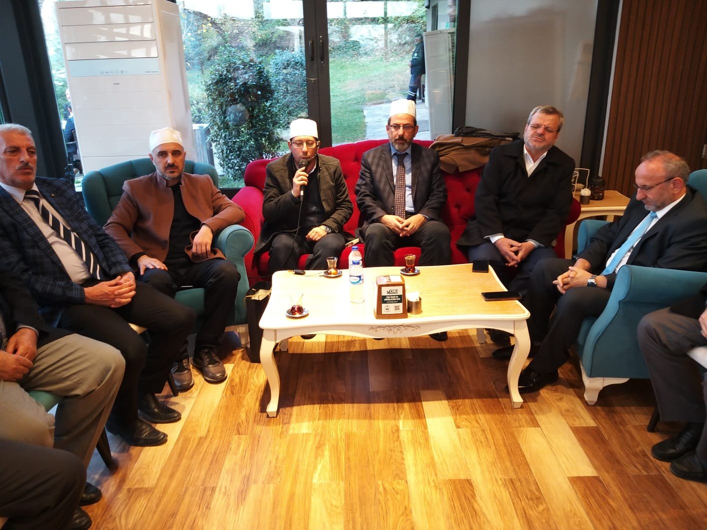 TAZiYE OSMANGAZi MUFTUSU MEHMET UZUN MURADiYE CAMii iMAMI LUTFi TASCI OSMANGAZi BELEDiYE BASKANI MUSTAFA DUNDAR