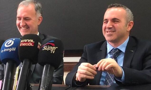 INEGOL BELEDIYE BASKANI ALPER TABAN VE TKDK BURSA IL KOORDINATORU BILAL TUNC INEGOL BELEDIYE BASKANI ALPER TABAN VE TKDK BURSA IL KOORDINATORU BILAL TUNC